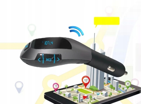 TRANSMITER BLUETOOTH AUDIO MP3 BT SD TF SZYBKA ŁADOWARKA USB RADIO FM Informacje o bezpieczeństwie CE