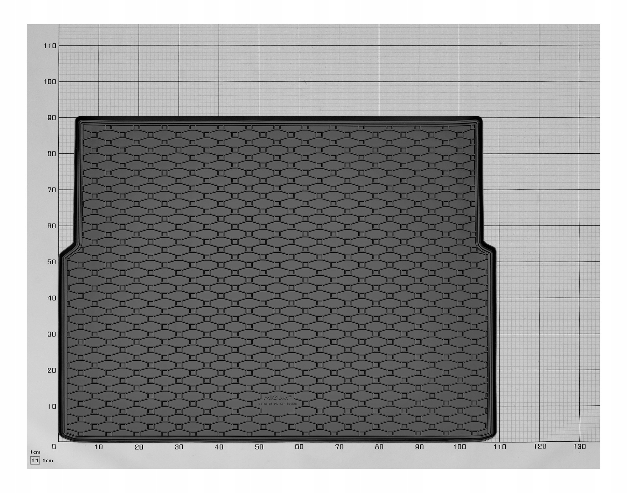 Zestaw dywaników do Citroen C4 Picasso od 2013 - dywaniki gumowe i mata Materiał guma
