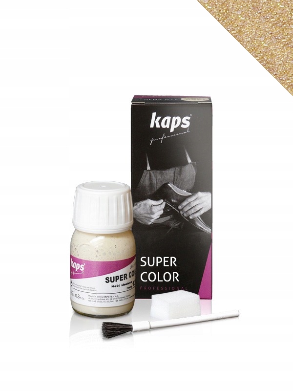 

Farba do skóry naturalnej i syntetycznej zloto poł