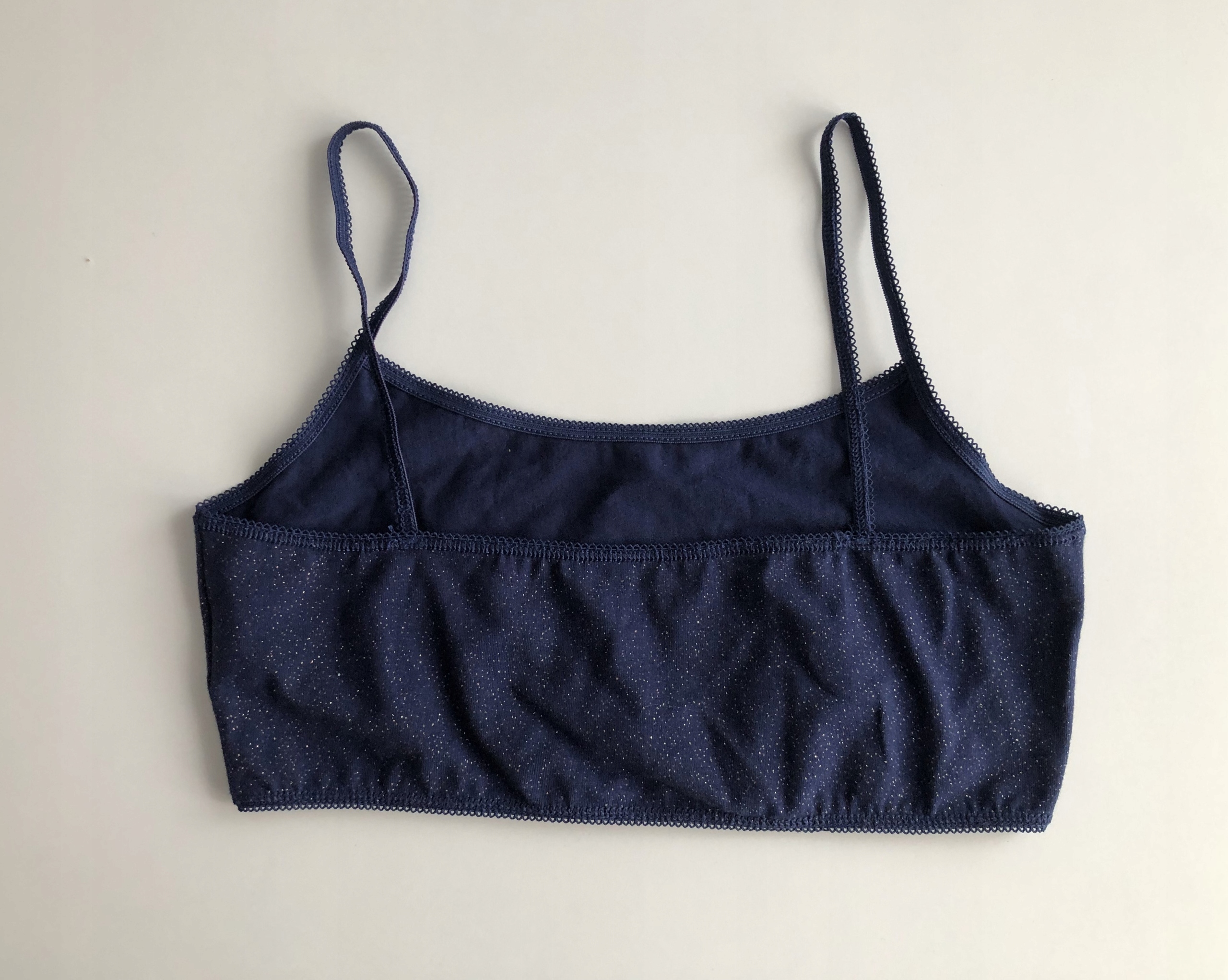 OUTLET BAWEŁNIANY WŁOSKI DZIĘWCZĘCY BIUSTONOSZ TOP OVS 170 CM 2-PAK Rozmiar 170