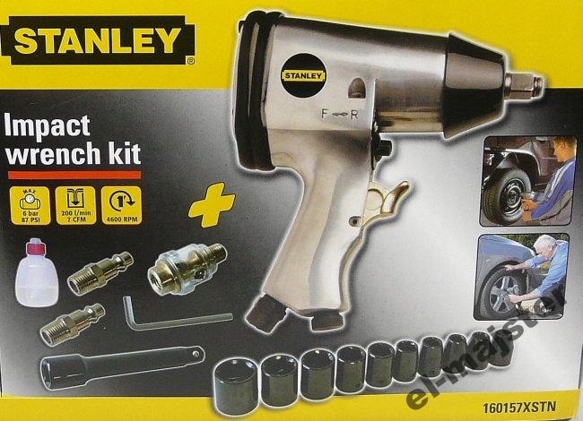 

Stanley Klucz Pneumatyczny 1/2" + 10 Nasadek