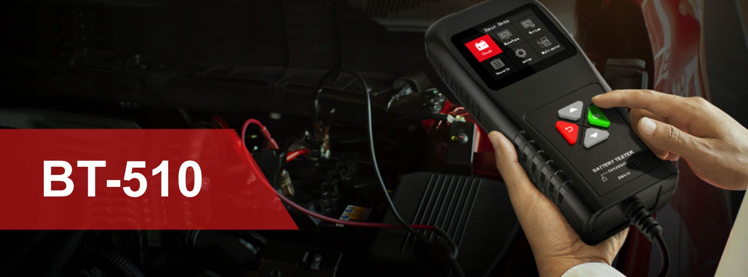 Tester Akumulatorow BT 510 6 12 24V j POLSKI Brand Foxwell