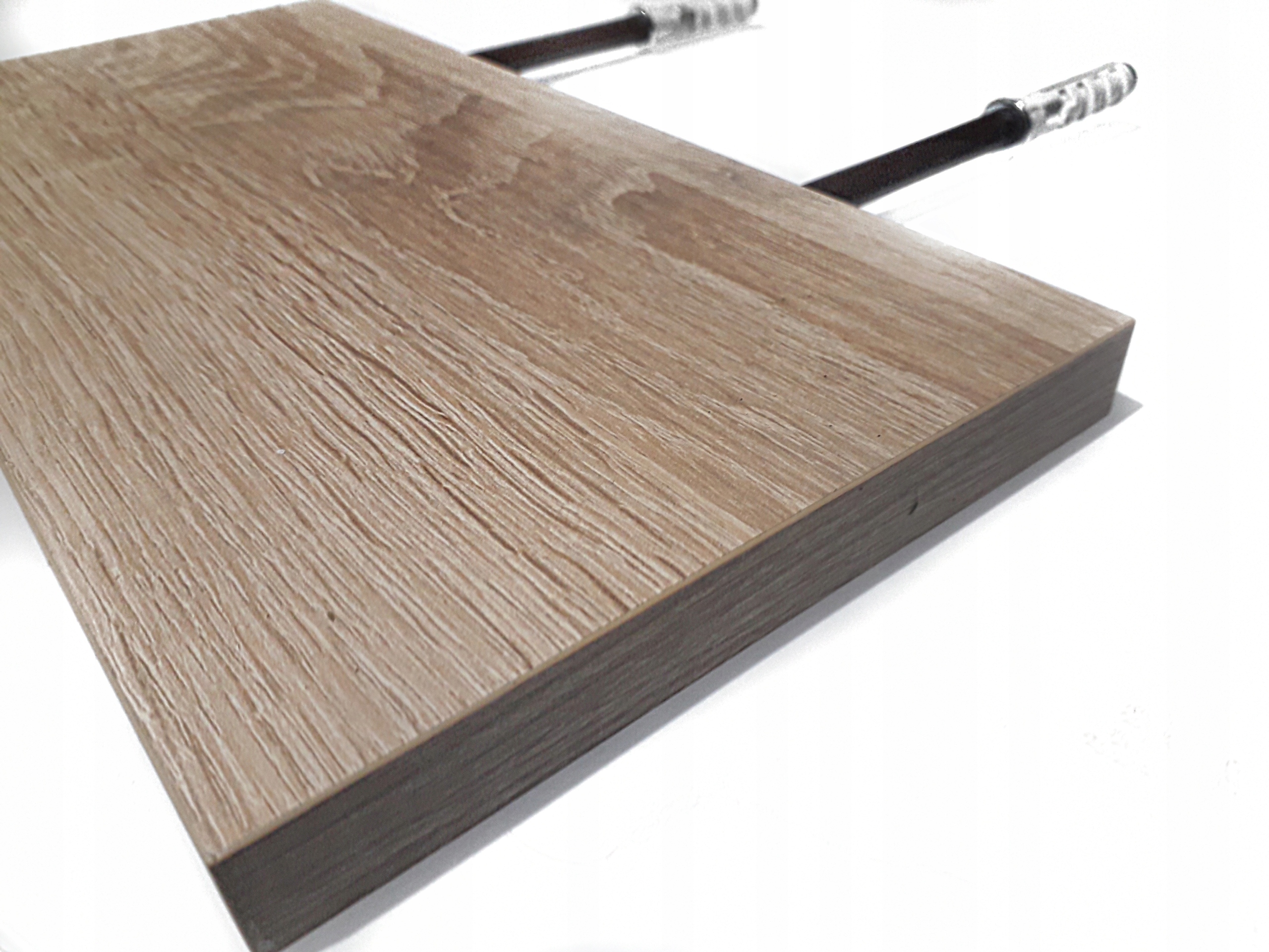 PÓŁKA ŚCIENNA WISZĄCA 100 cm komplet 2 sztuki !!! Wysokość mebla 1.8 cm