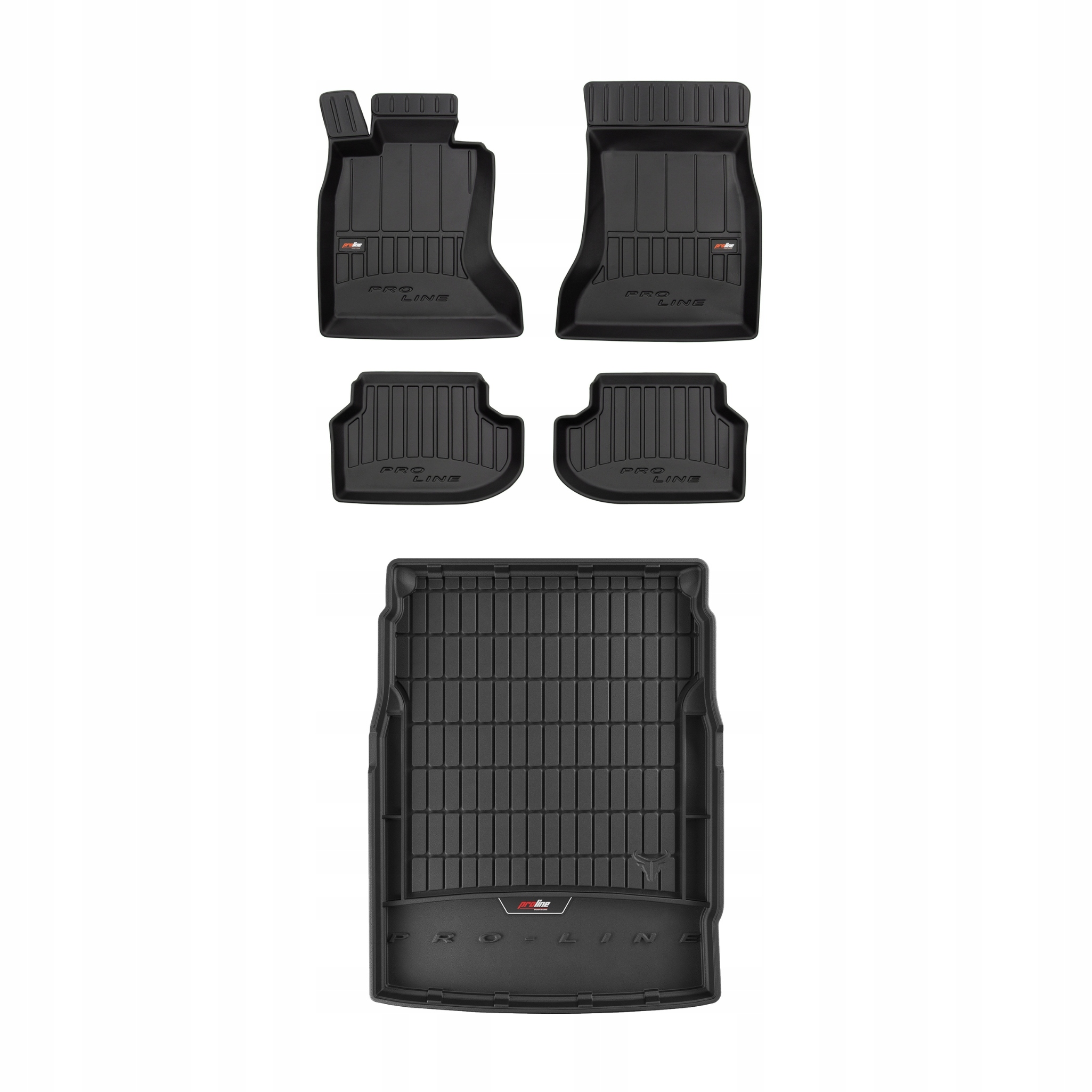 Frogum 3D sada gumových koberců a rohoží s logem pro Bmw řady 5 F10 2013-2017