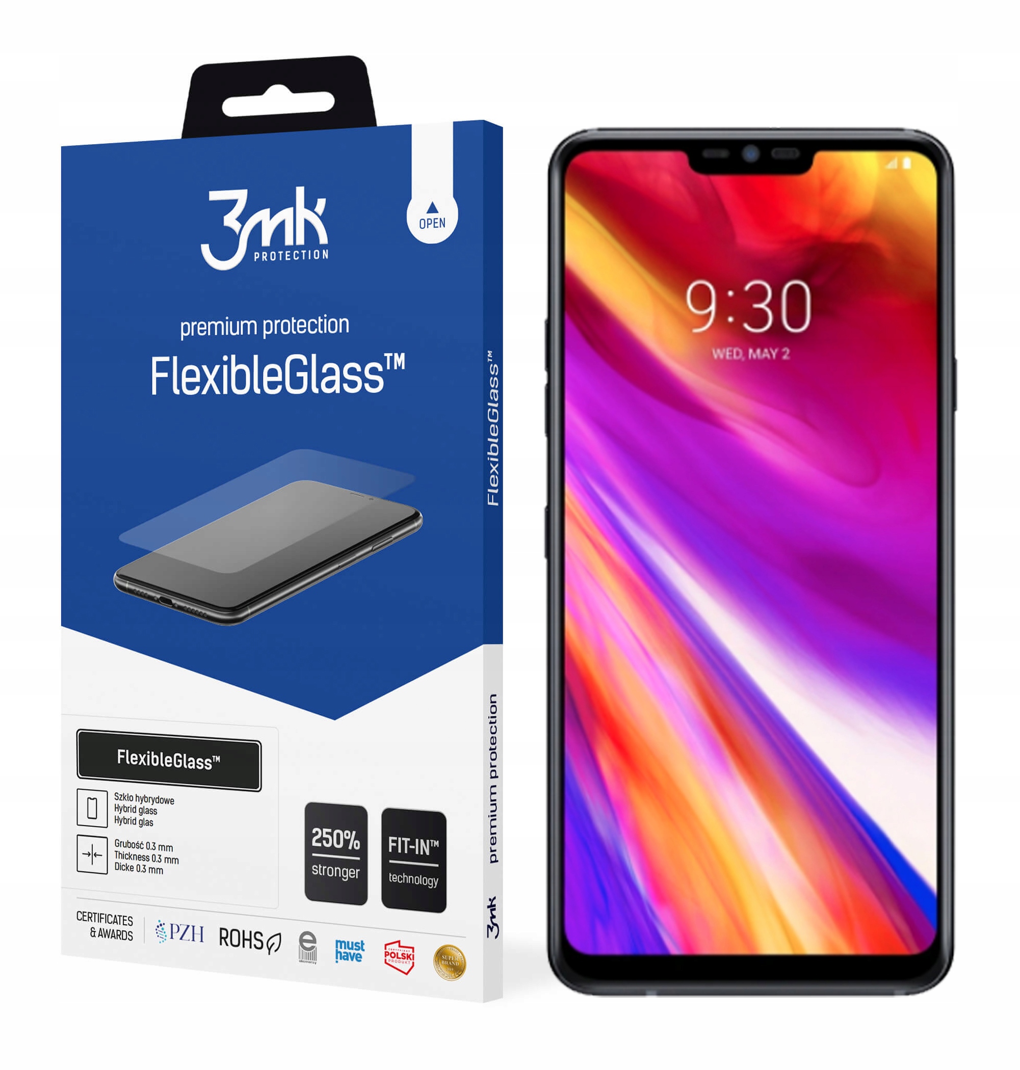 

Szkło hybrydowe 3MK FlexibleGlass do Lg G7 ThinQ
