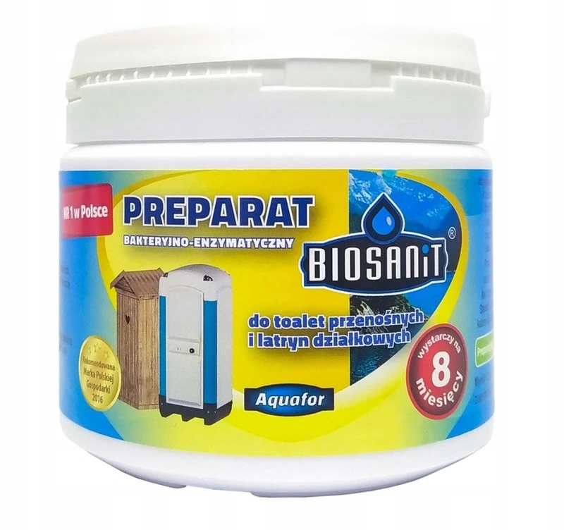 

Biosanit do Latryn działkowych, Toalet przenośnych