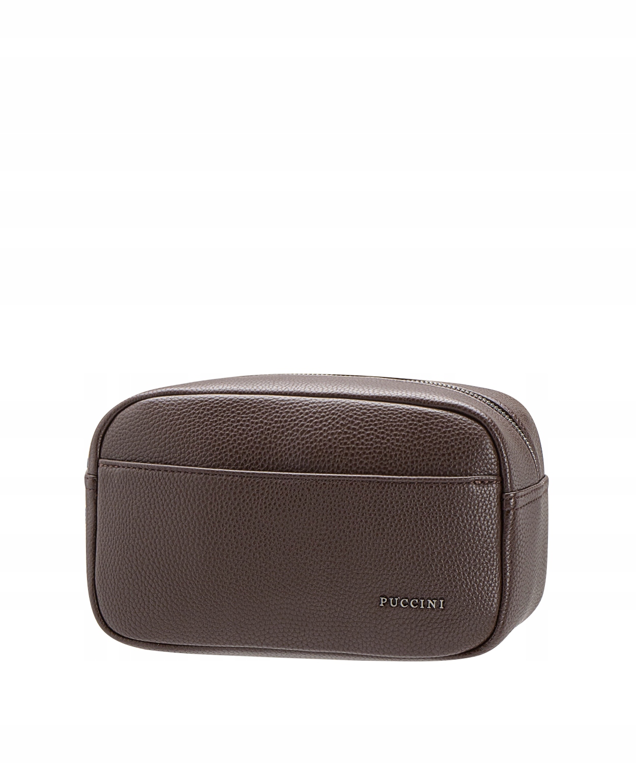 Kosmetyczka Męska Podróżna Pojemna Puccini Brązowa QML001-2D