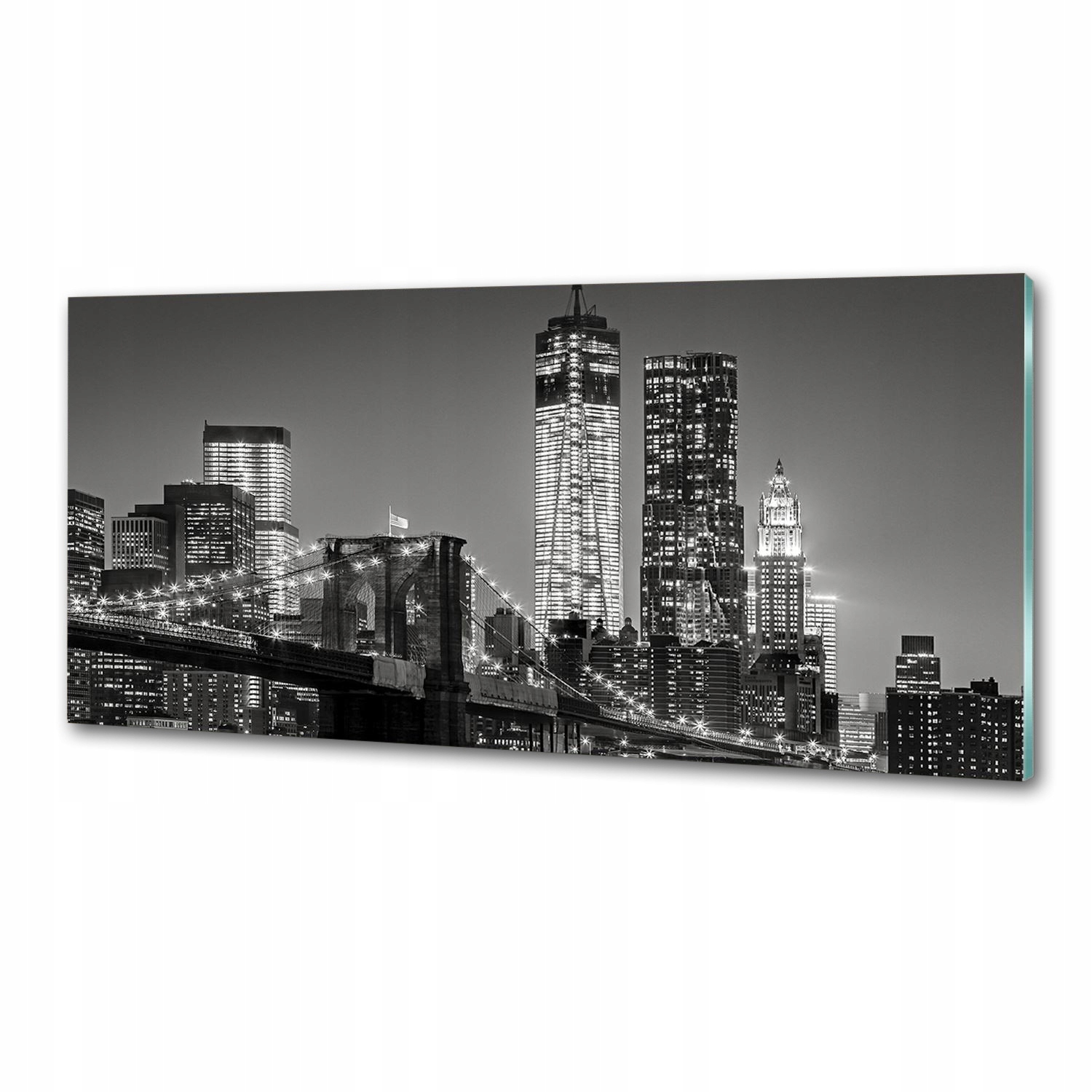 Panel do kuchyne Manhattan v noci 125 x 50 cm Lepidlo