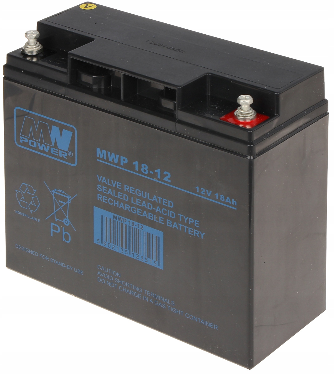 

Akumulator Mwp 18-12 Agm 12V/18AH-MWP