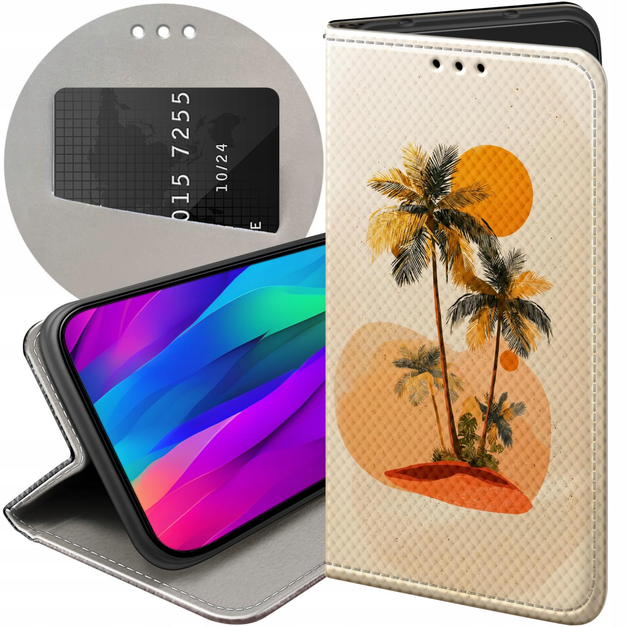Etui Do Samsung Galaxy S24 Fe Palmy Dżungla Egoztyka Tropikalne Case