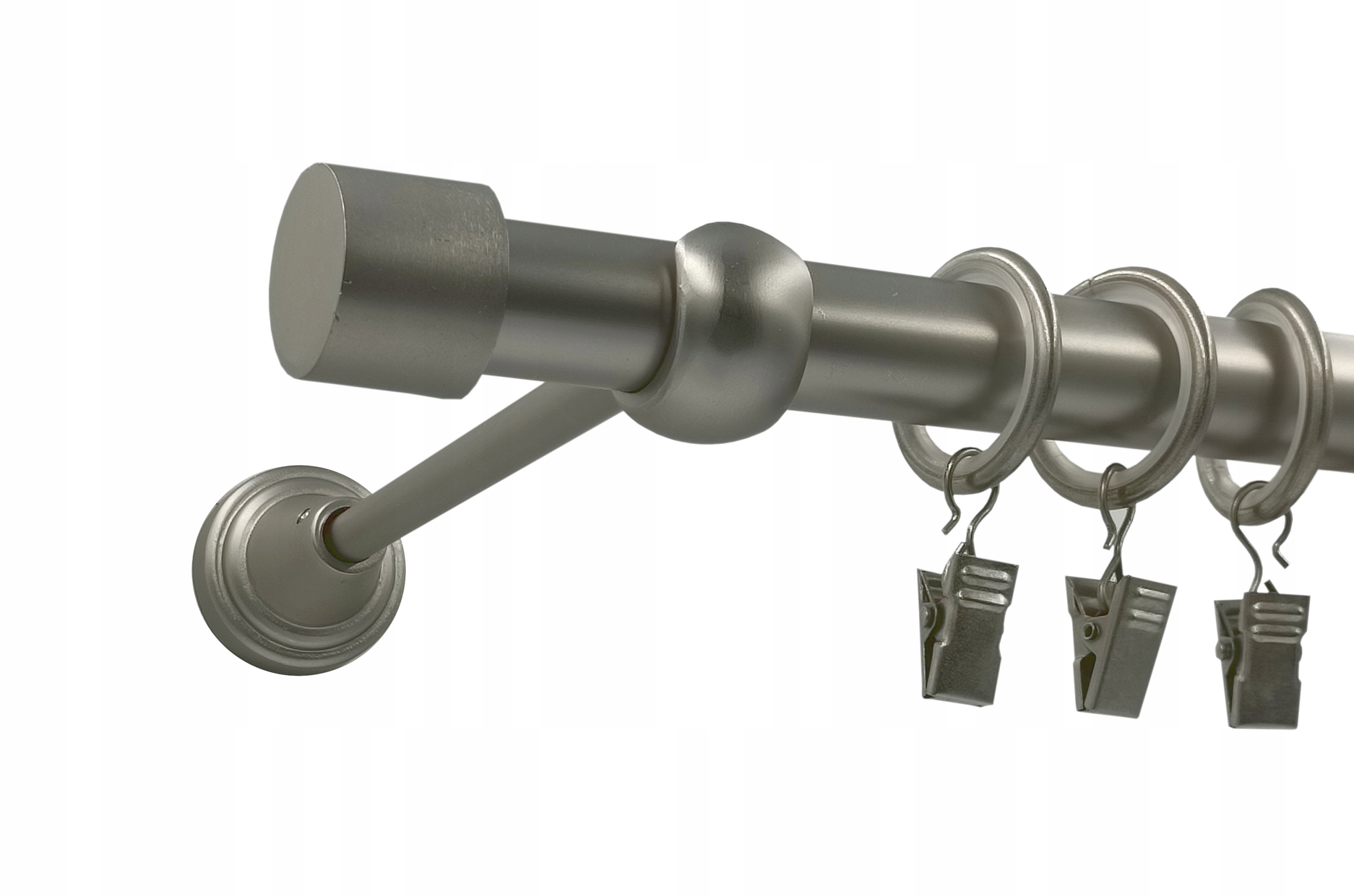 jednoduchá garnýž Luna Satén fi19mm 300cm