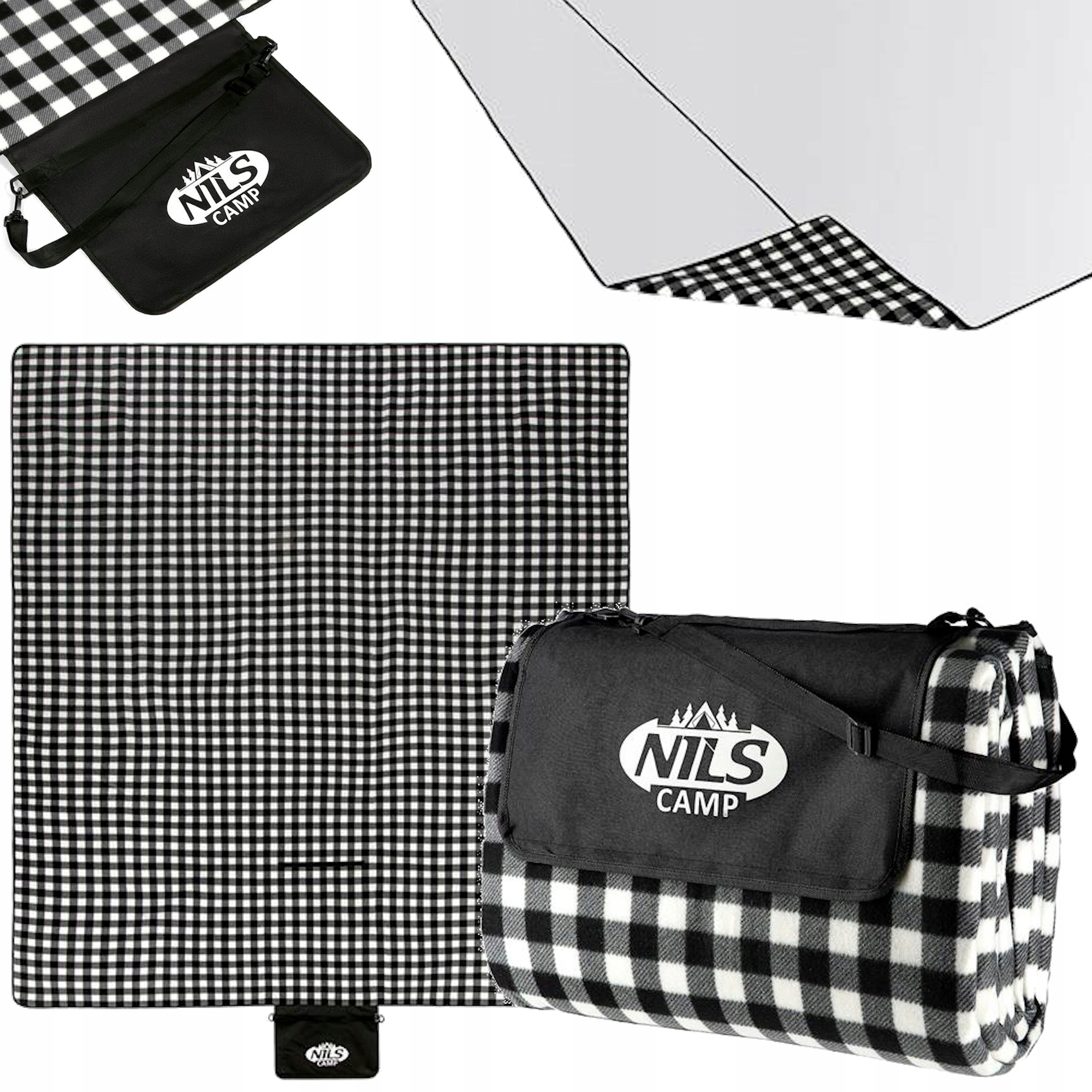 

Duży Rodzinny Koc Plażowy Z Powłoką Aluminiową XXL