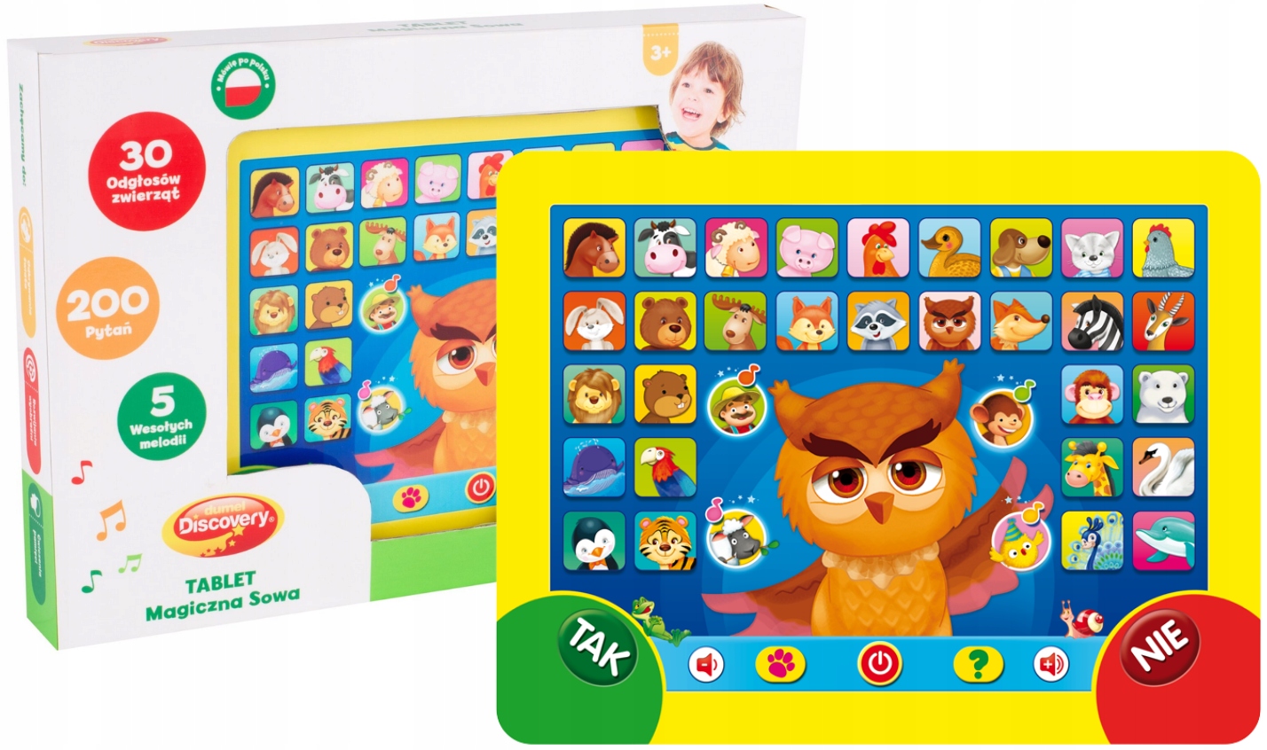 

Dumel Tablet Edukacyjny Magiczna Sowa Mówi Pl 3+