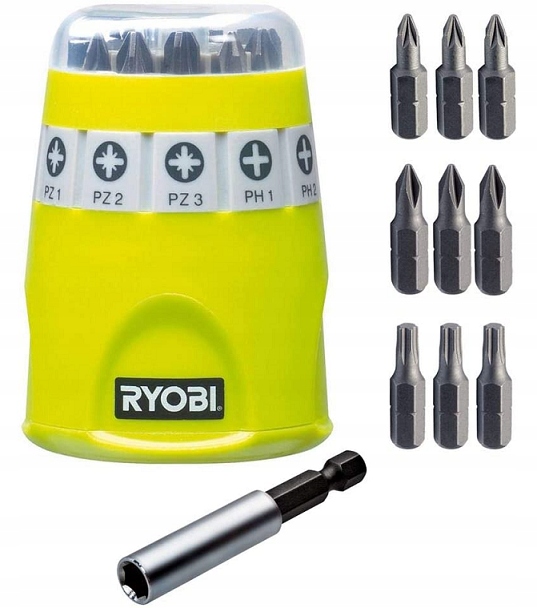 

Zestaw Bitów Do Wkrętarki Ryobi RAK10SD (10 Sztuk)