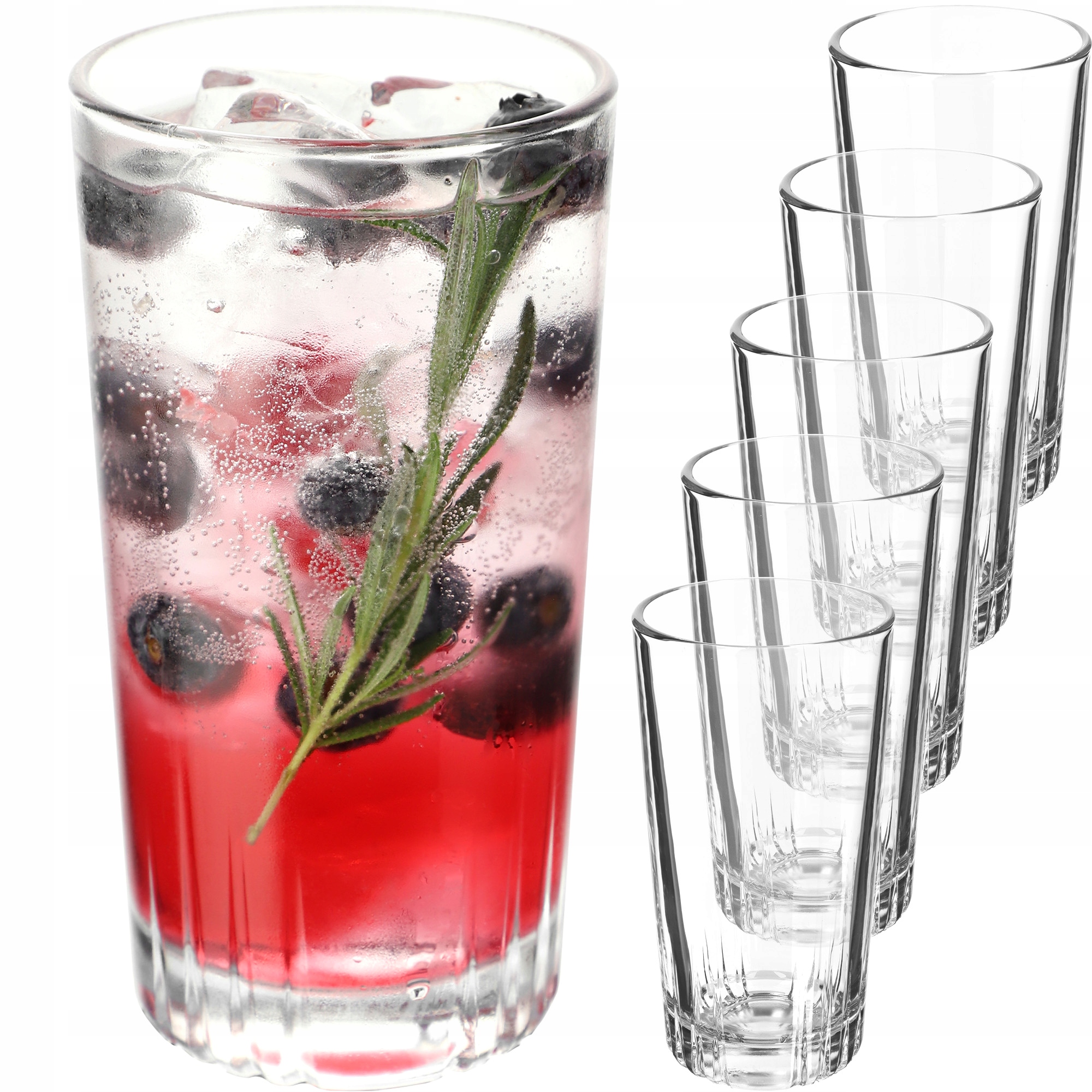 

Szklanki 340ml Komplet Szklanek 6szt Do Napojów