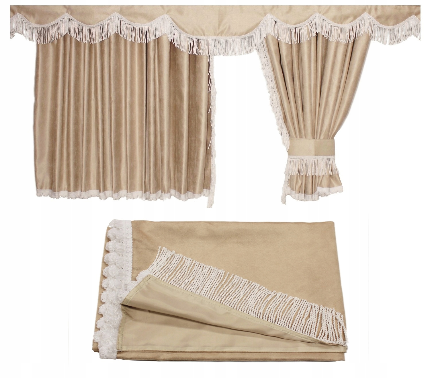 TIR CURTAINS MERCEDES ACTROS MP5 AND MP4 + HOOKS!