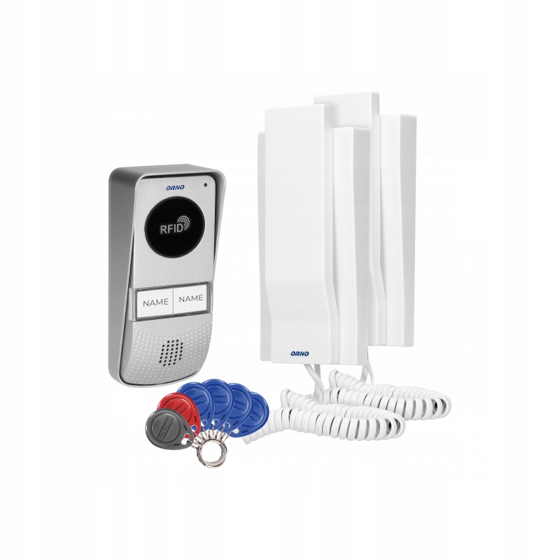 2-rodinný domofon Orno OR-DOM-AT-930/W
