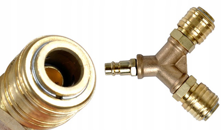 

Rozdzielacz Trójnik Pneumatyczny Złączki 1/4"