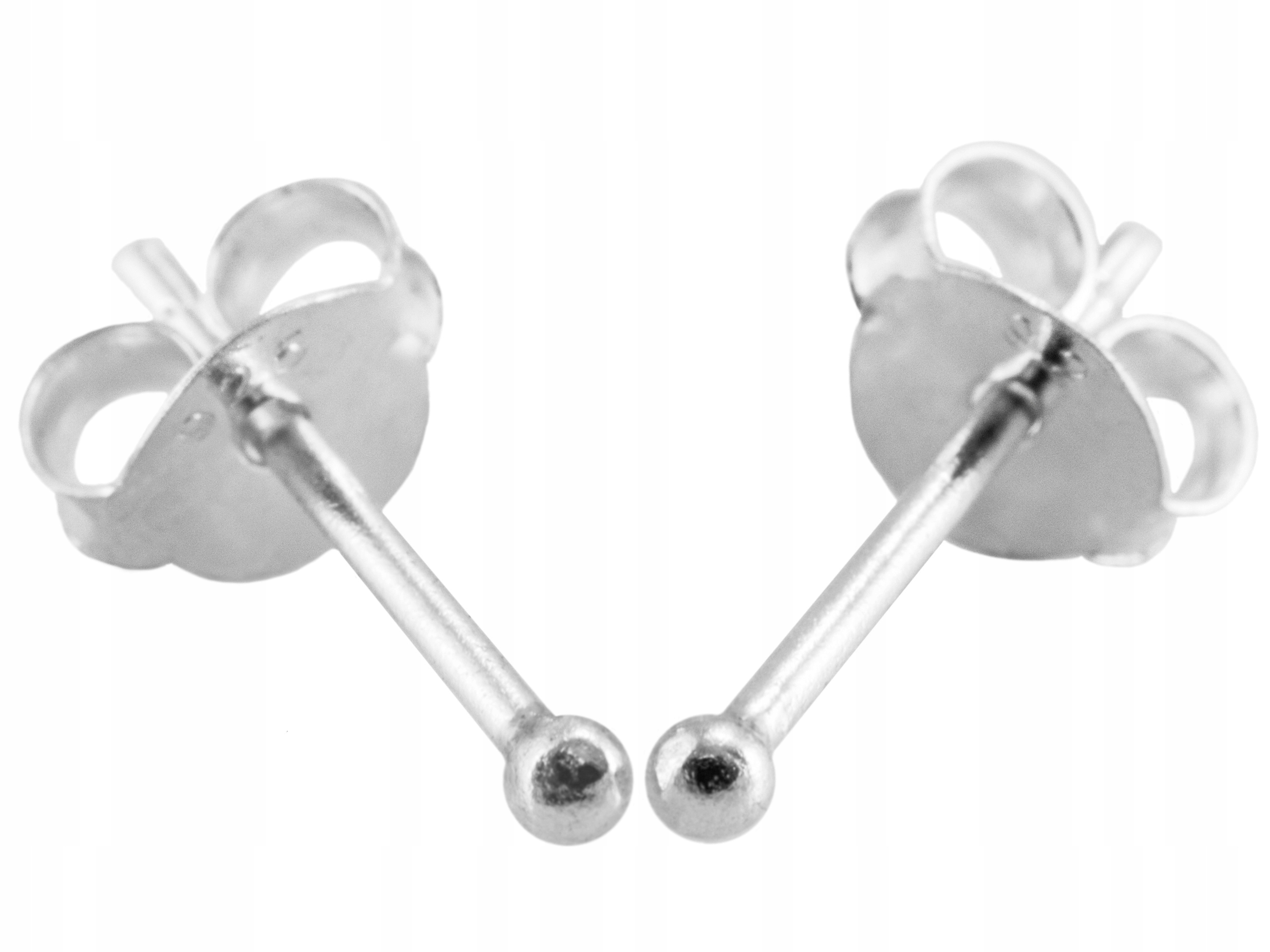 

Versil kolczyki wkrętki kulki 1,6 mm Srebro 925
