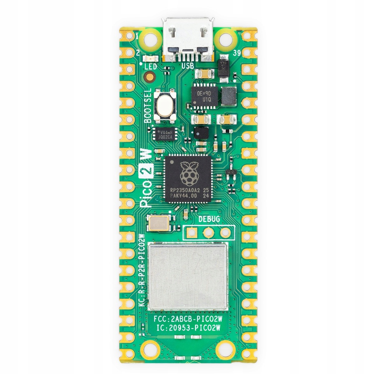 Raspberry Pi Pico 2W - RP2350, WiFi, Bluetooth Producent Raspberry pi