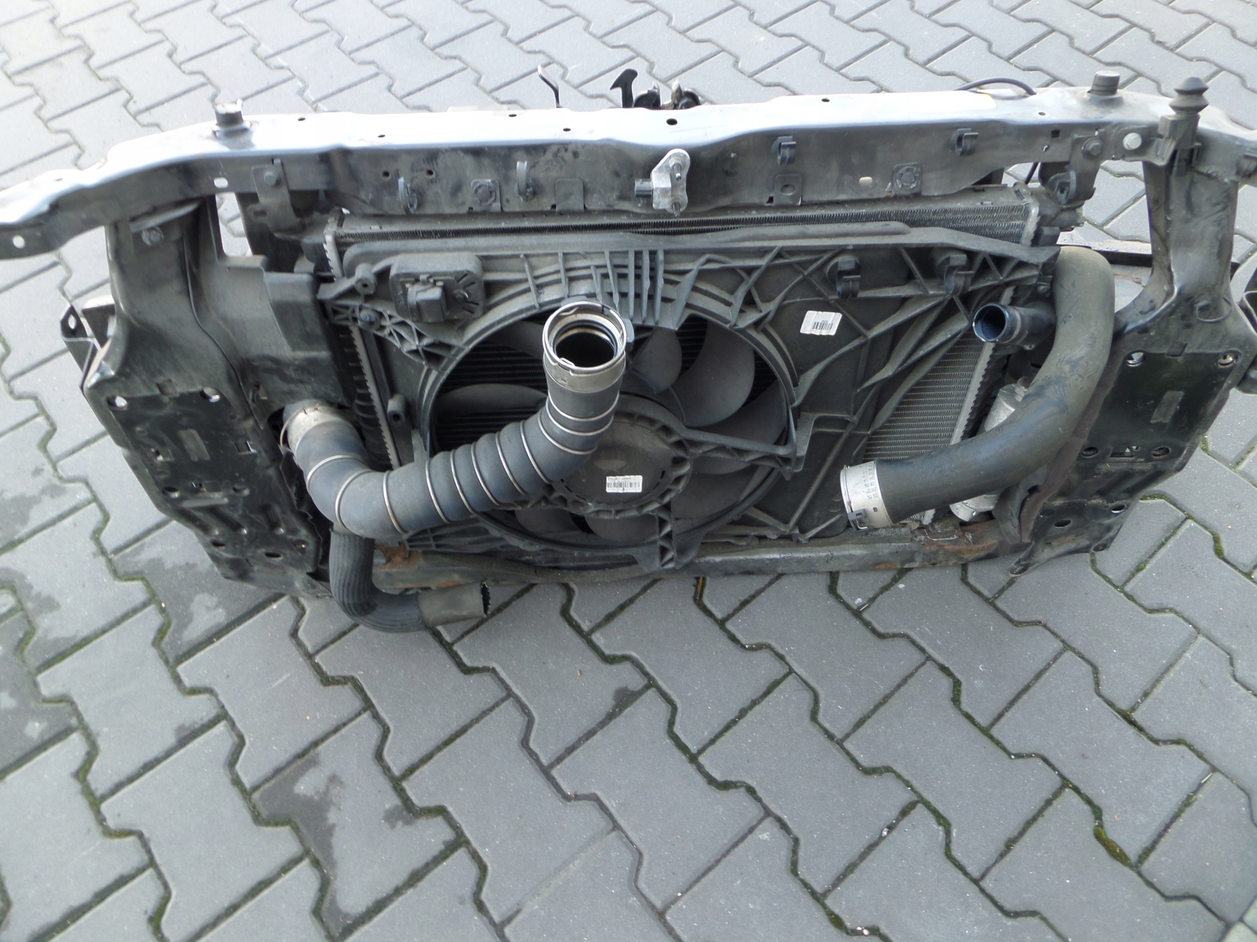 radiator KPL. support panel for radiators Nissan Qashqai J10 1.6