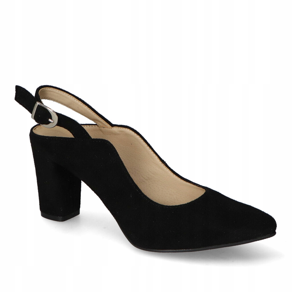 Sandály Krzyś-But 1503 Černý semiš 36