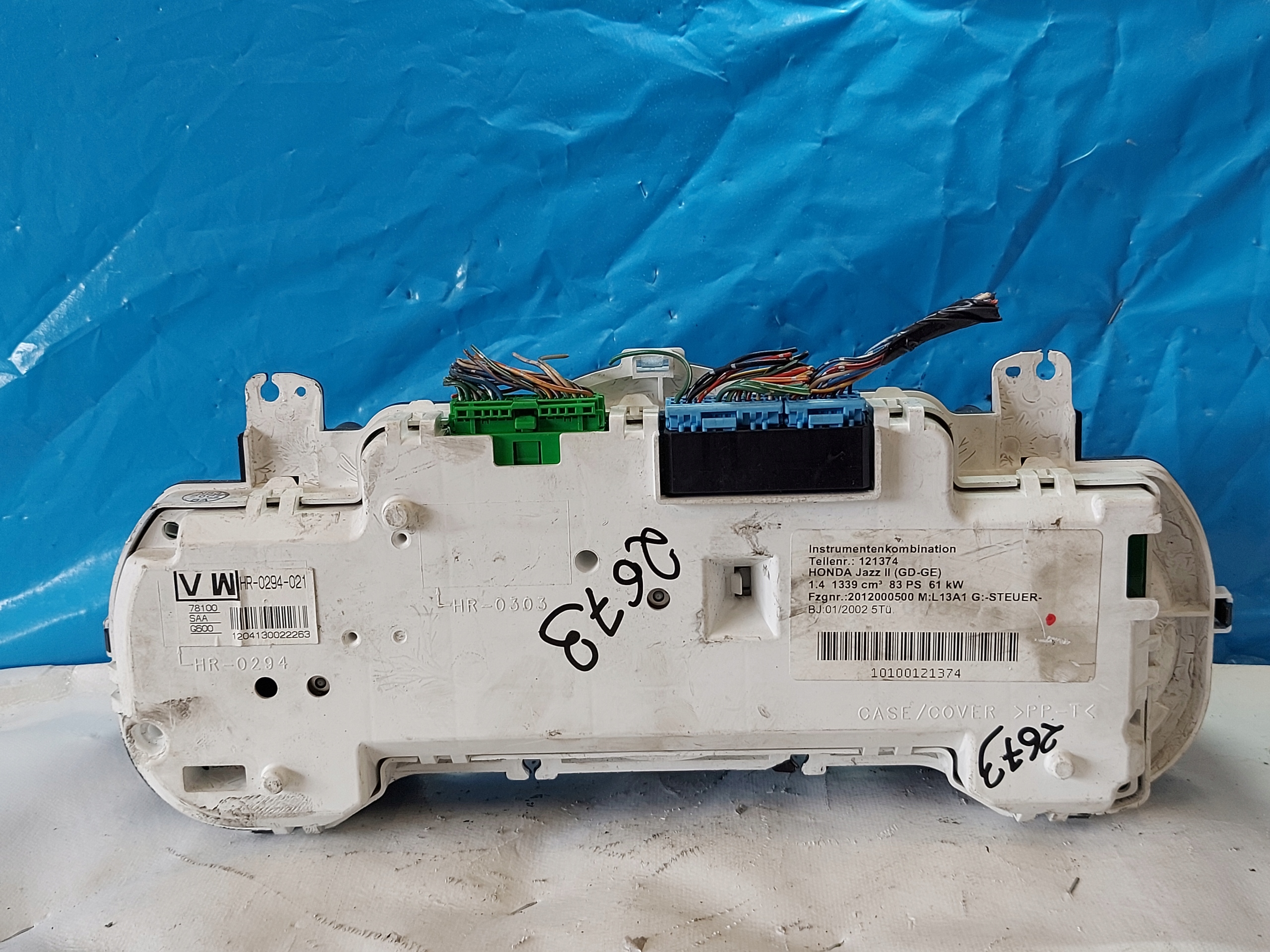 dials clock HONDA JAZZ II 1.4 B 78100SAA