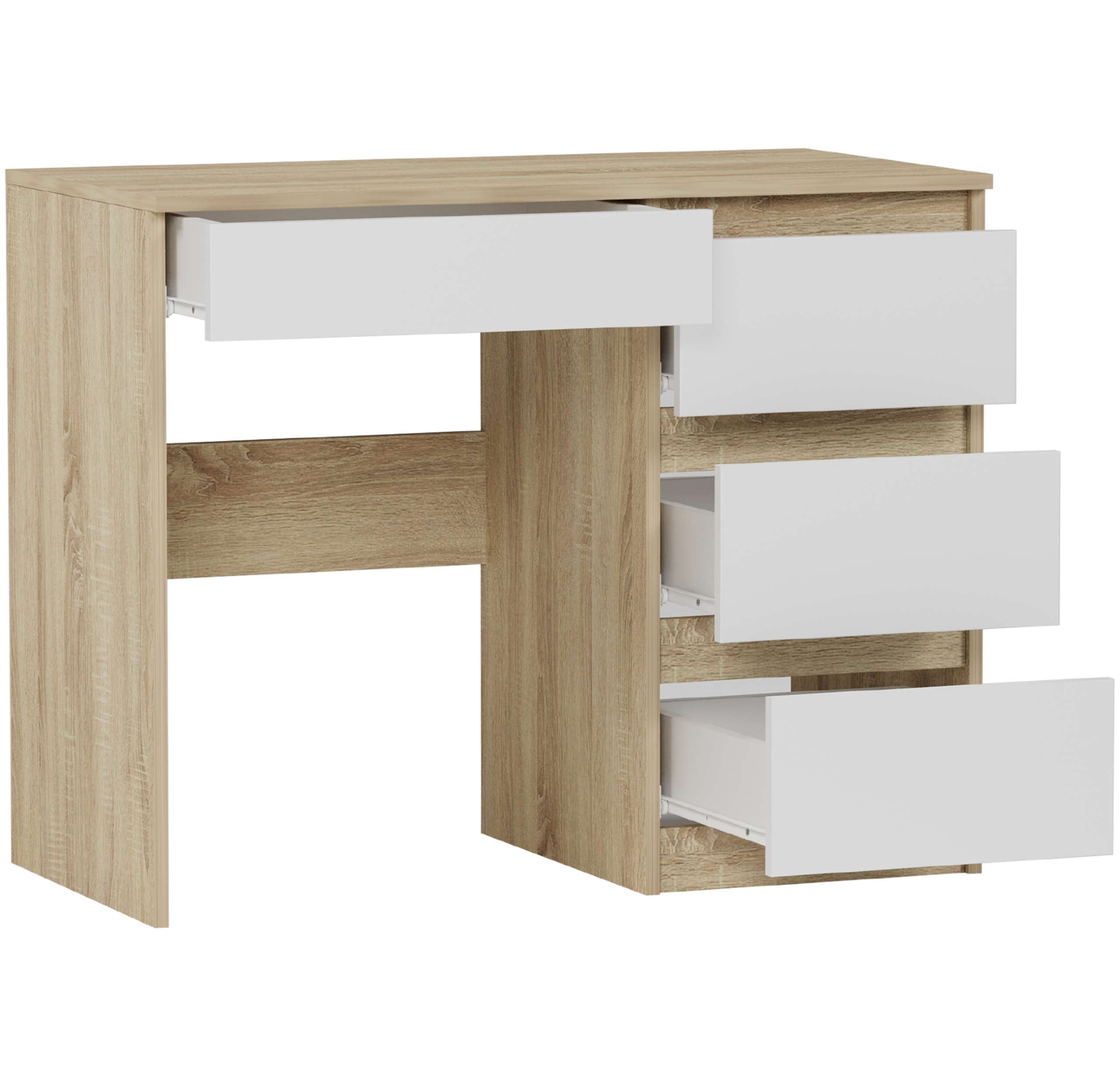 Meble Biurko komputer stolik 90cm sonoma mix N34