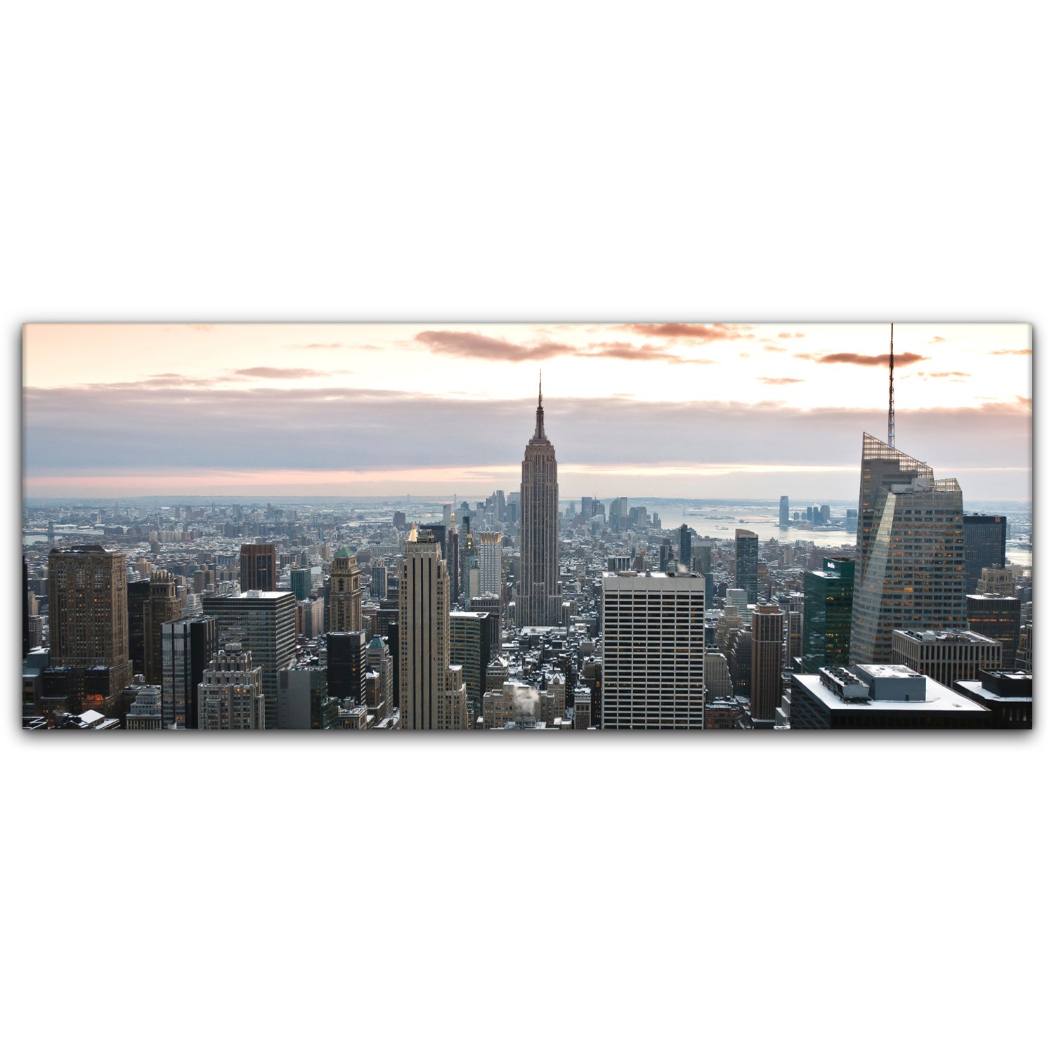 

Obraz na płótnie do salonu 125x50 Manhattan Miasto