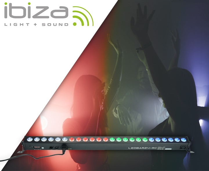 BELKA LED BAR RGBW 24x 4W MEGA KOLORY DMX 4w1 Kod producenta LEDBAR24-RC