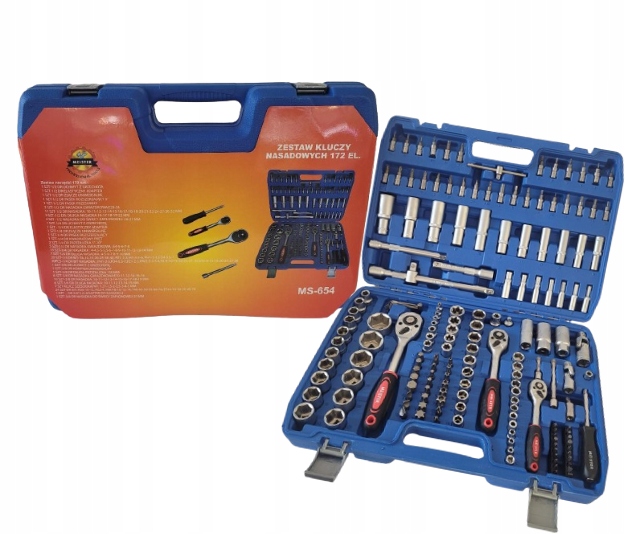 Zestaw kluczy nasadowych 172 elementy 5906516840268 za 266.00PLN z