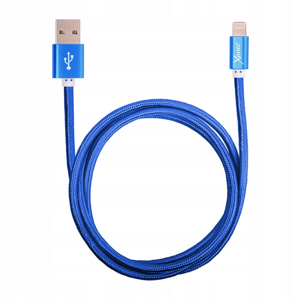 Kabel lightning-USB Xenic UMFL10 niebieski 1m