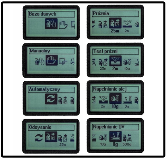 Stacja Klimatyzacji BIZONE+CZYNNIK R1234yf+ F-GAZY ELPRO NEW Wydajność pompy próżniowej 100 l/min