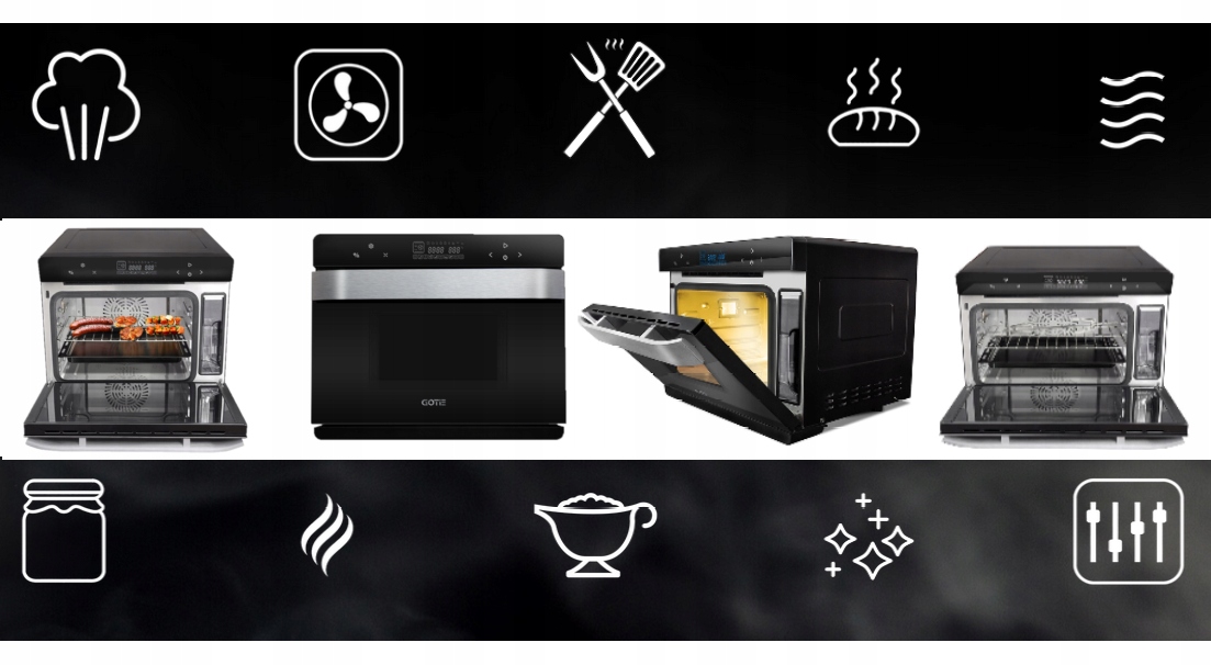 Piekarnik parowy GOTIE GPP-400 WOLNOSTOJACY Pojemność 40 l