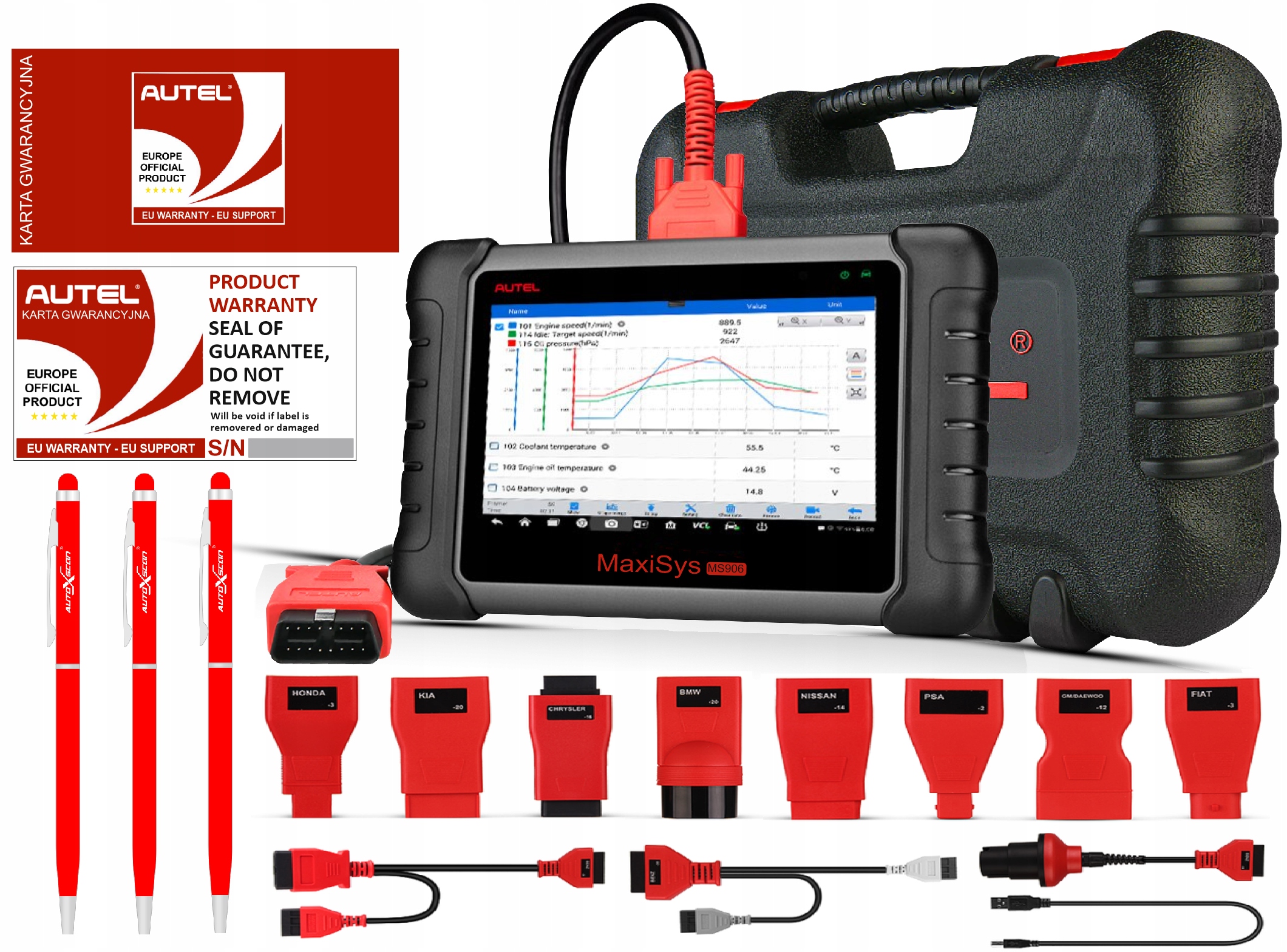 AUTEL MS906 j. polski DEALER TESTER DIAGNOSTYCZNY Marka Autel