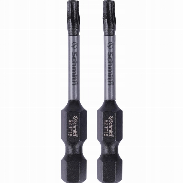 BIT UDAROWY TORX TT15 50mm KOŃCÓWKA MAGNETYCZNA BITY ZESTAW 2szt SCHMITH