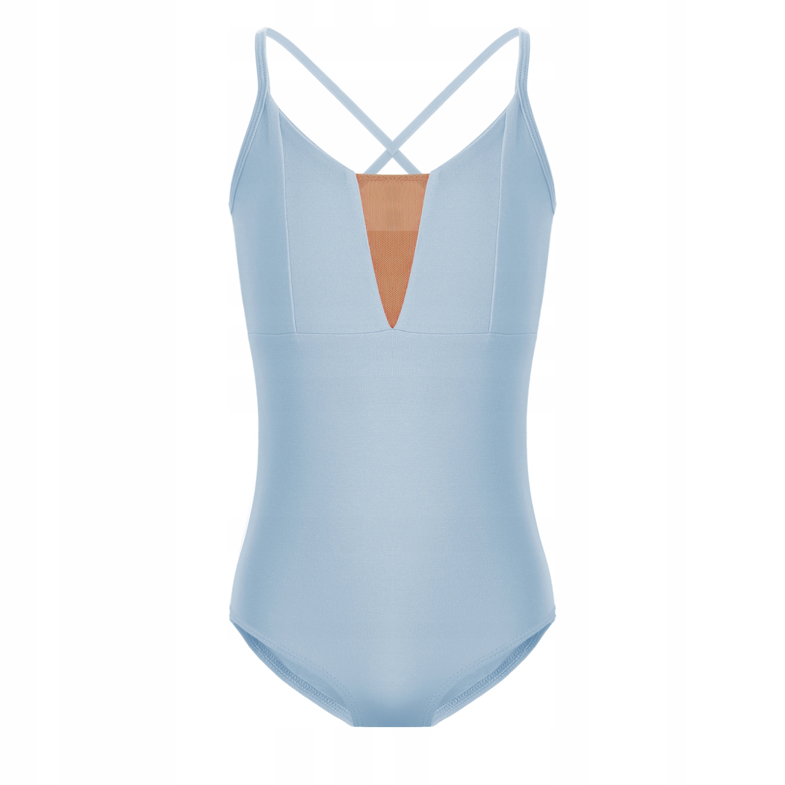 BODY BALETOWE STRÓJ DO TAŃCA BALETU BŁĘKITNE 150 Kod producenta Y06 - BLUE - 150