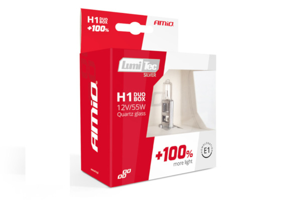 

Żarówki H1 55W Lumitec Silver +100% Komplet 2szt