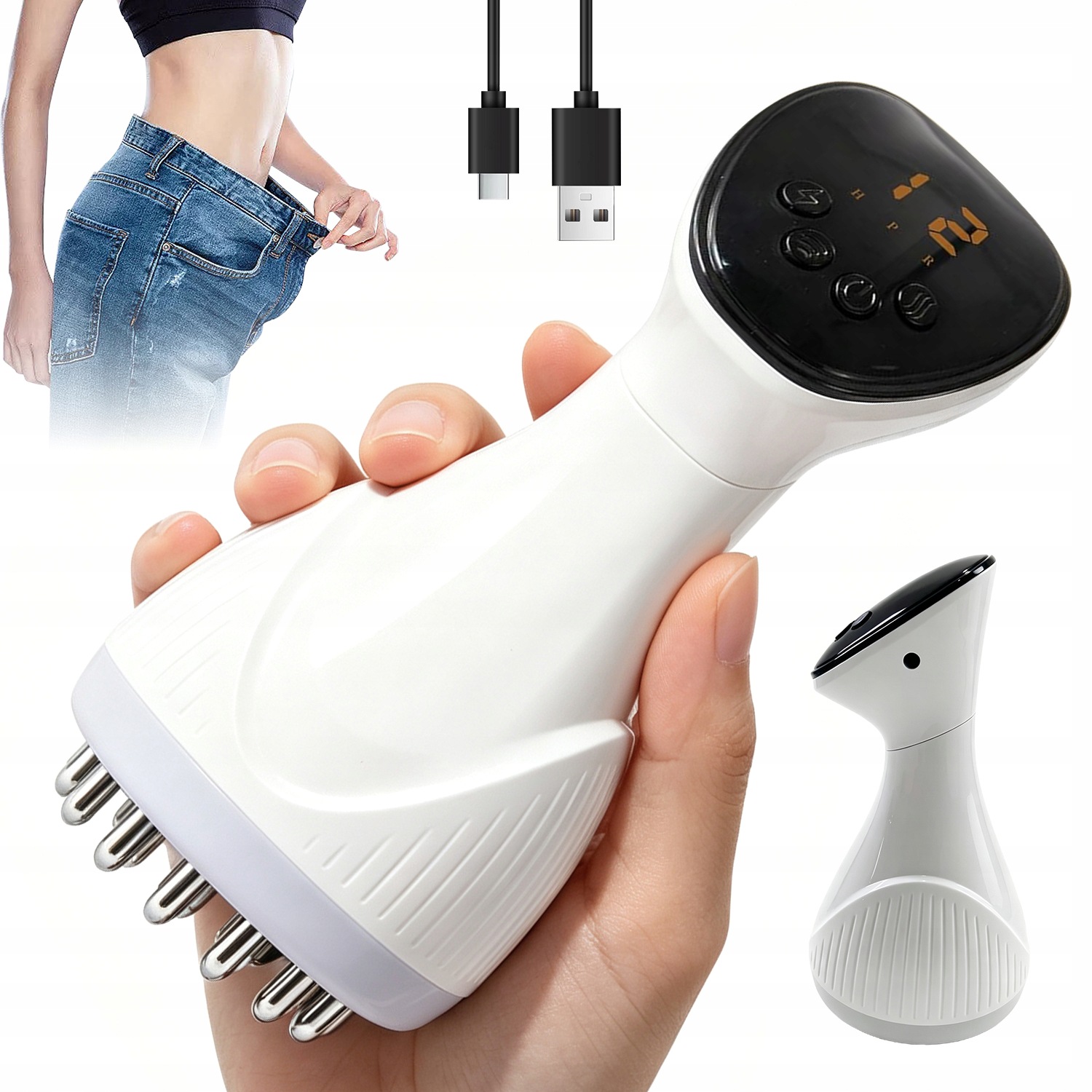 Szczotka Do Masażu Bezprzewodowa Wibracyjna Ujędrniająca Body Care