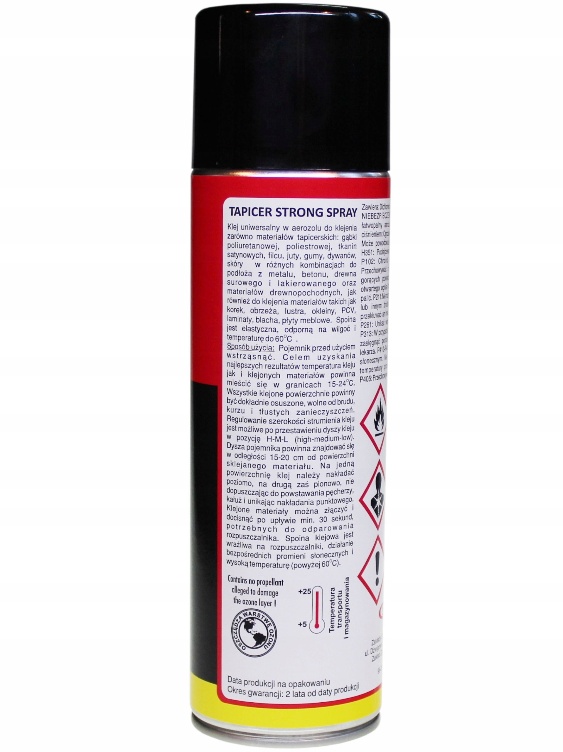 KLEJ TAPICERSKI STRONG GABKA DO PODSUFITKI 12 szt Packaging Volume 500 ml