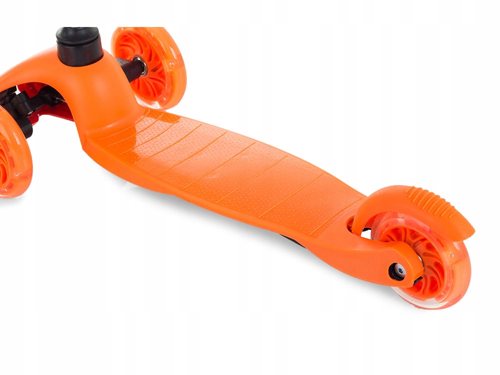 HULAJNOGA TRÓJKOŁOWA DLA DZIECI TOBBI-TOYS BALANSOWA KOŁA LED POMARAŃCZOWA Kolor Pomarańczowy