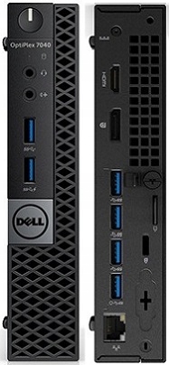 Tani micro komputer Dell 7040 Tiny I3-6 gen. 8GB SSD M.2 WIN10 Model Optiplex 7040 MFF Tiny