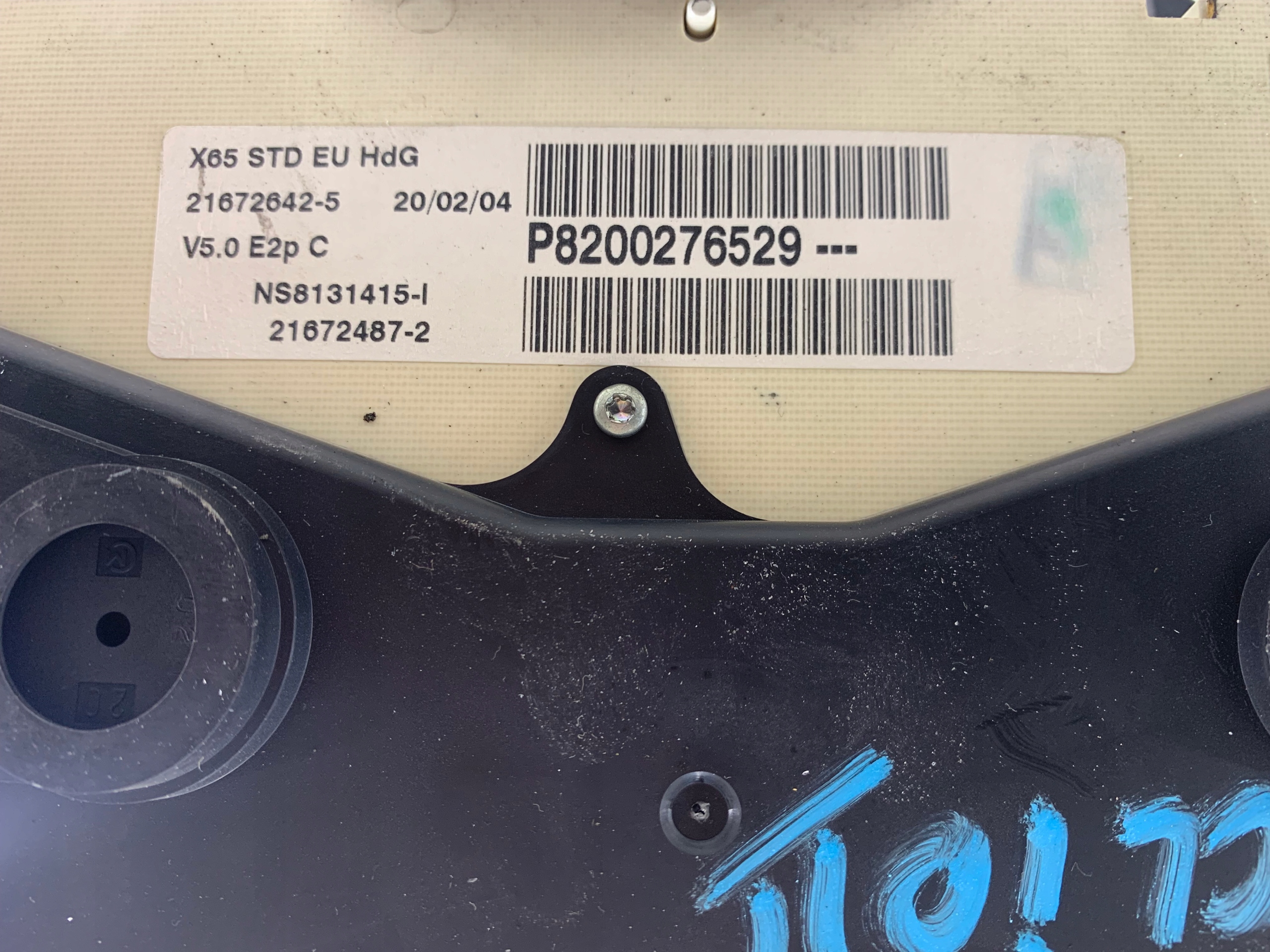 RENAULT CLIO II 1.2 dials dials P8200276529