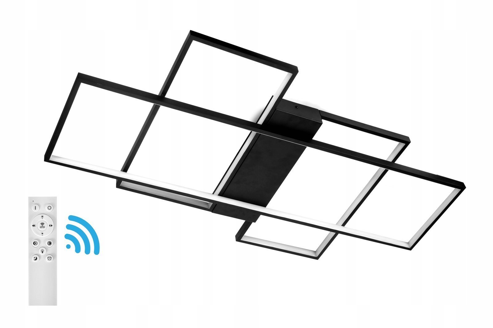 Lampa Led ring 123W czarna Pilot-Zdjęcie-0