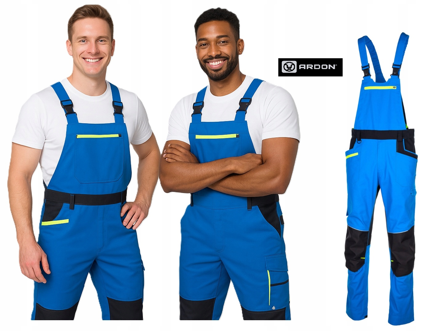 ogrodniczki robocze Ardon elastyczne 4Xstretch niebieskie r. 50