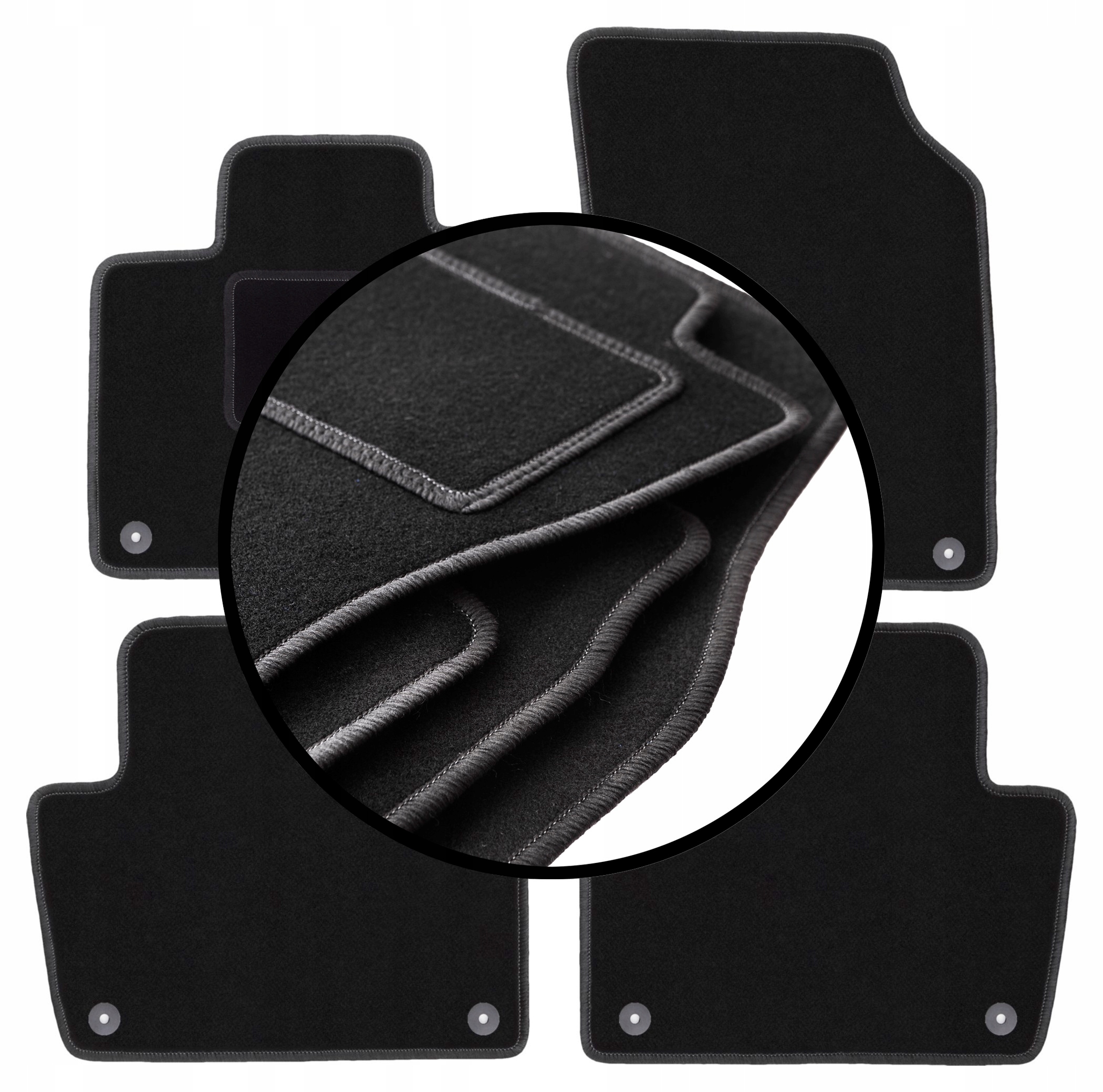 Velurové koberce komplet pro: Volvo XC90 II Suv (2015-)