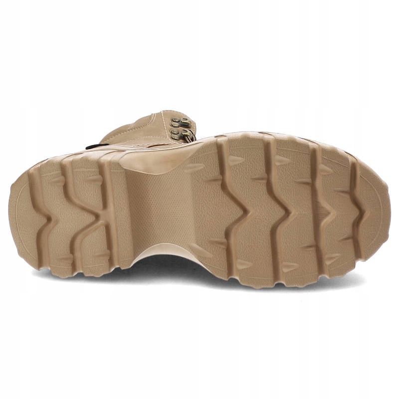 Beżowe Botki Big Star Modne Buty Damskie Rozmiar 36