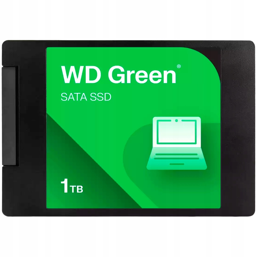 Vnitřní Disk Ssd Wd Zelený 1TB 2.5 Palců Sata Rychlé Čtení 545 Mbps