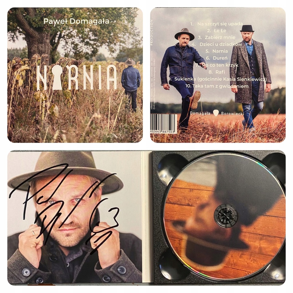 PAWEŁ DOMAGAŁA AUTOGRAF !!! NARNIA nowość CD