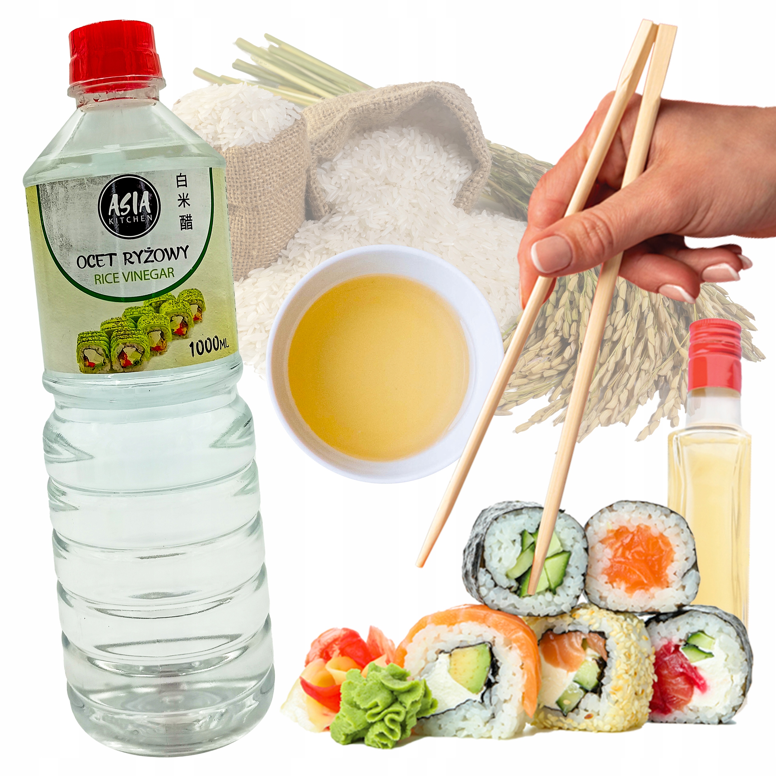

Ocet Ryżowy do Sushi 1l Zaprawa do Ryżu